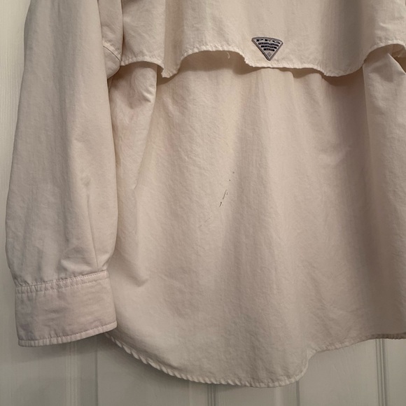 Columbia Cream Button-Up Shirt - Picture 6 of 8